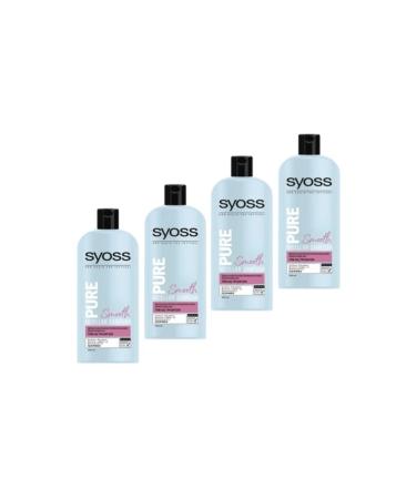Syoss Shampoo 550 Ml Pure X 4 Pieces