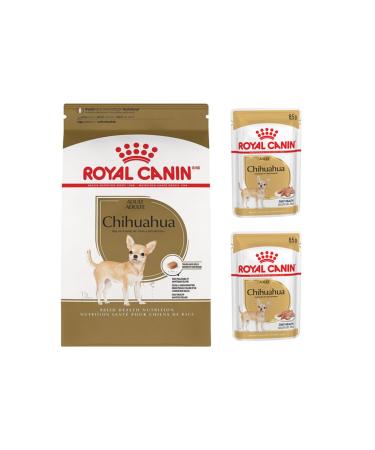 Royal Canin Adult Chihuahua Dog Food 1.5 Kg + Chihuahua Wet Food 2 Pieces