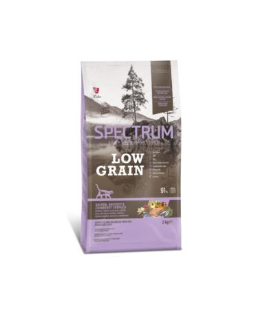 Spectrum Low Grain 2 Kg For Neutered Cats Salmon Anchovy & Cranberry