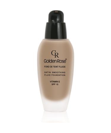 Golden Rose Liquid Foundation - Satin Smoothing Fluid Foundation Spf 15 No: 33 34 ml 8691190114336