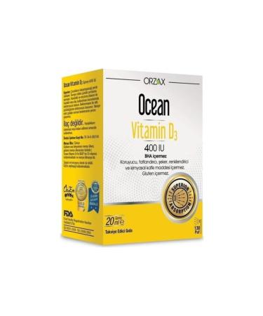 Ocean Vitamin D3 400 Iu Oral Spray 20 ml