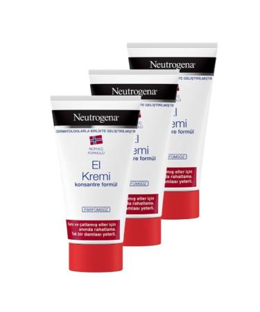 Neutrogena Norwegian Formula Unscented Hand Cream 75 ml x 3 Pcs