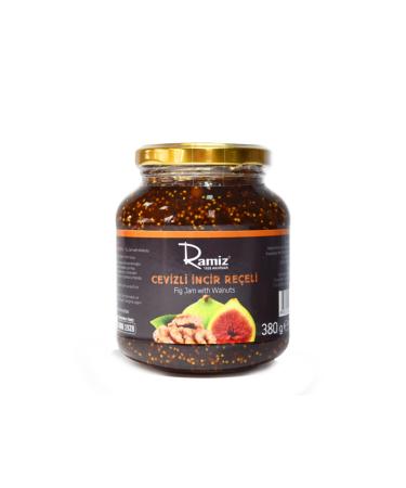 Ramiz Natural Additive-Free Walnut Fig Jam 380 Gr.