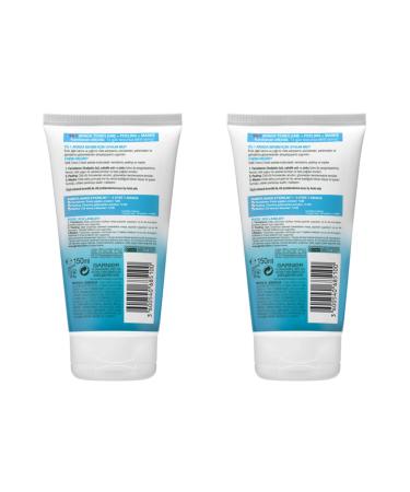 Garnier Pure & Clean 3 in 1 Anti-Oily and Anti-Imperfections Cleansing Gel 150 ml x 2 pieces - Buy Online on GoSupps.com