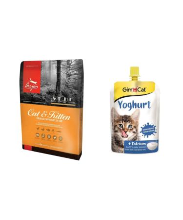 Orijen Kitten Kitten Cat Food 1.8 Kg + Gimcat Yogurt Cat Reward 150 Gr (original)