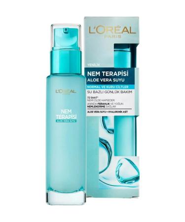 L'Oreal Paris Moisture Therapy Aloe Vera Juice Water-Based Daily Care for Normal to Dry Skin 70ml