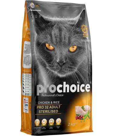 FEYYAZZ Pro 32 Sterilized Formula Cat Dry Food 2 Kg