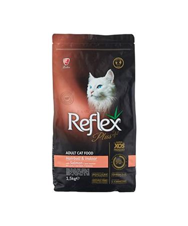 Reflex Hairball Adult Cat Food with Salmon 1.5 Kg
