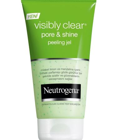 Neutrogena Visibly Clear Pore & Shine Peeling Gel 150 Ml - Lime & Tangerine
