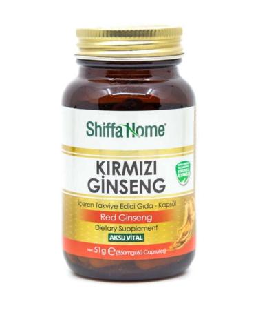 Shiffa Home Red Korean Ginseng Supplementary Food 60 Capsules