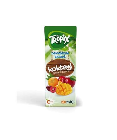 tropix Fruit Juice Cocktail Flavored 27x200ml.