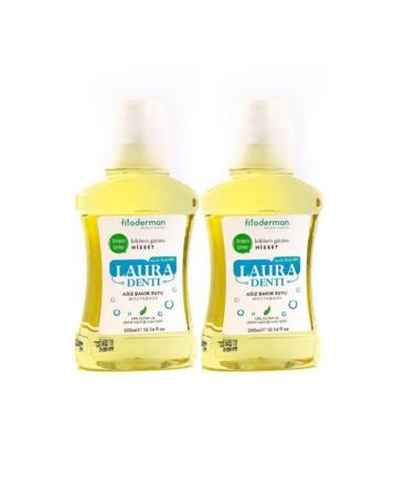 Fitoderman Lauradenti Anti-Plaque Breath Freshening Mouthwash 300 Ml * 2 Pieces