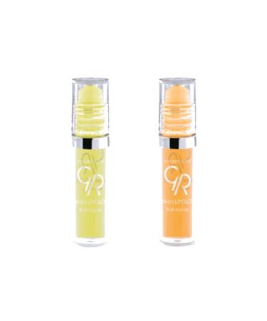 Golden Rose Fruit Lip Gloss - Roll On Lipgloss Lemon+Banana 8691190890520