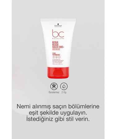 Bonacure Alkan Kozmatik Bc Clean Emergency Rescue Split End Prevention Serum 100ml - Buy Online on GoSupps.com
