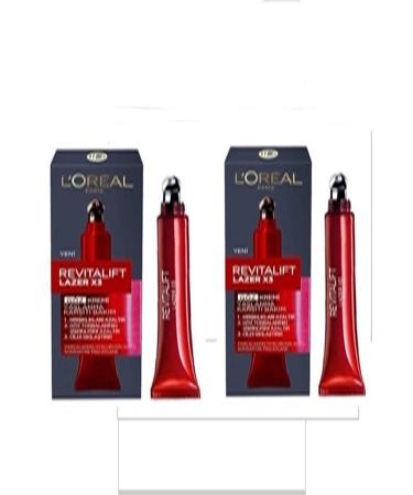 L'Oreal Paris Revitalift Laser Anti-Wrinkle Eye Cream 15ml X 2 Pieces