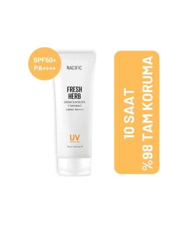 Nacific Fresh Herb Origin Sun Block Spf50+ Pa++++ - Sunscreen Cream