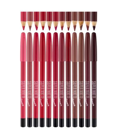 Tikatti Super Matte 12 Piece Lip Pencil