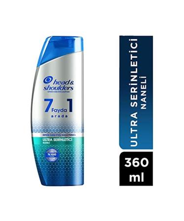 head and shoulders Head & Shoulders 7 Benefits in 1 Coolness Shampoo 360 Ml - Buy Online on GoSupps.com