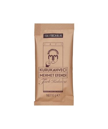 Mehmet Efendi Single Cup Turkish Coffee 12 X 6 gr Foil Packaging (3 PCS) - Buy Online on GoSupps.com