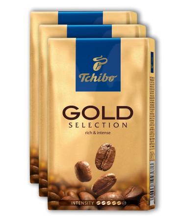 Tchibo Gold Selection Ground Filter Coffee 3 X 250 Gr