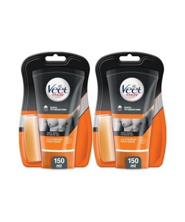 Veet Men In-Shower Hair Removal Cream for Men - 150 Ml 2 Pieces