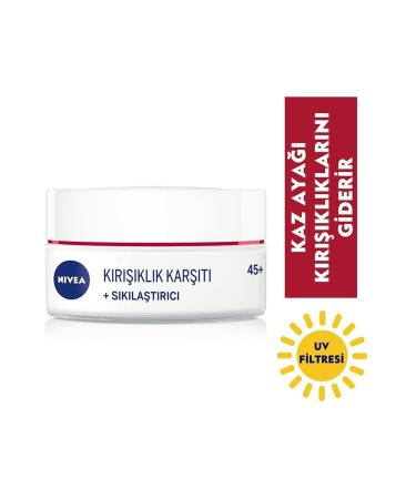 NIVEA Brand: Anti-Wrinkle + Firming Cream 45+ Age 50 Ml Category: Face Cream - Buy Online on GoSupps.com