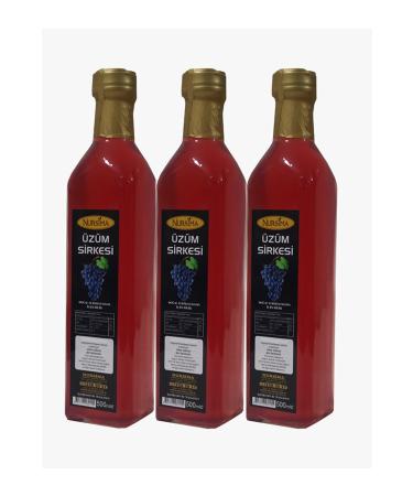 Nursima Grape Vinegar 500 Ml 3 Glass Package
