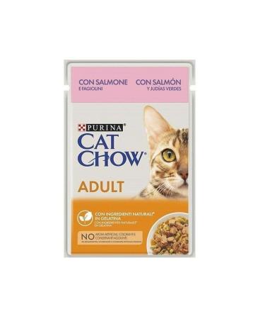 Purina Cat Chow Adult Salmon Cat Wet Food 85 gr X 6