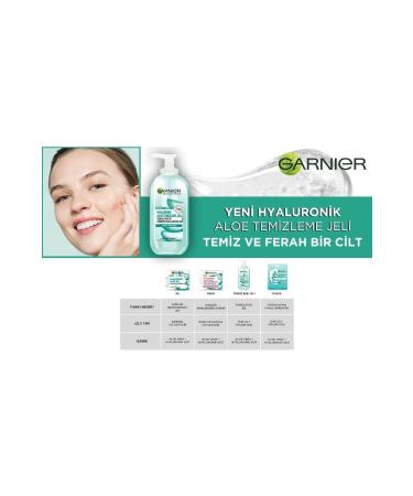 Garnier Skin Naturals Hyaluronic Aloe: Cleansing Gel for All Skin Types (200 Ml) - Buy Online on GoSupps.com
