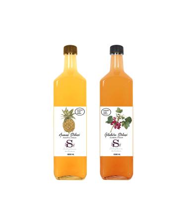 Suheylaana Natural Pineapple Vinegar 1000 Ml And Natural Gilaburu Vinegar 1000 Ml