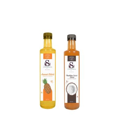 Suheylaana Natural Pineapple Vinegar 500 Ml And Natural Coconut Vinegar 500 Ml