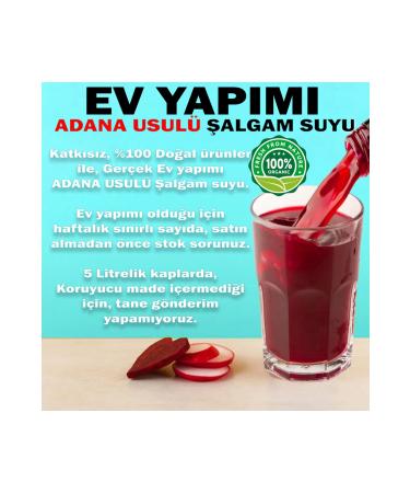 Q1 SHALGAM Organic Homemade Adana Style Turnip Juice 5 l - Buy Online on GoSupps.com
