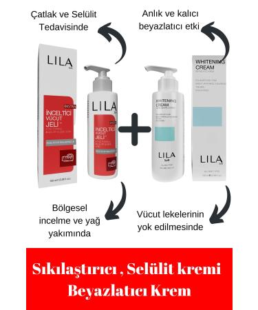 Lila Soft Slimming Firming Anti-Cellulite Care Cream and Whitening Cream