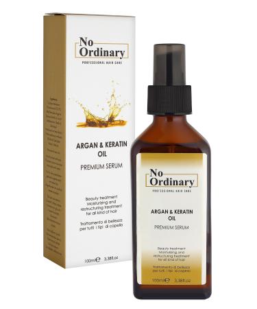 No Ordinary Premium Argan & Keratin Natural Hair Care Oil & Serum 100ml