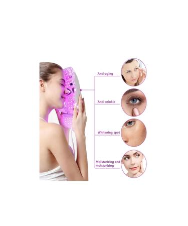 Colorful Led Mask for Face and Neck Area with 7 Color Options - Buy Online on GoSupps.com