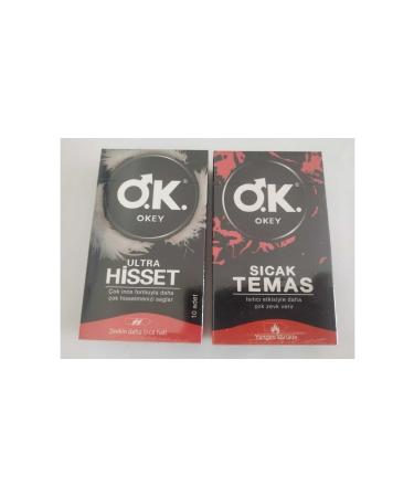 Okey Condom Feel 10 Hot Contact Condom 10 Piece