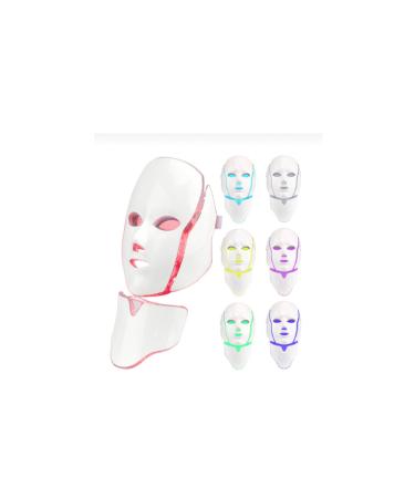 Colorful Led Mask for Face and Neck Area with 7 Color Options - Buy Online on GoSupps.com