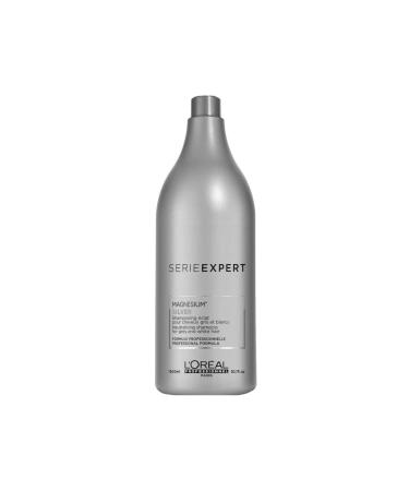 Serie Expert Loreal Professionnel Magnesium Silver Color Protecting Shampoo for Light Colored Hair 1500 Ml