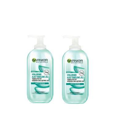 Garnier Hyaluronic Aloe Cleansing Gel 200 ml X2 Pcs