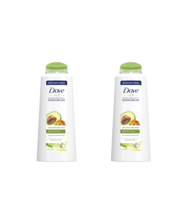 Dove Anti-Hair Loss Shampoo with Avocado and Calendula Extract 600 Ml *2 Pieces