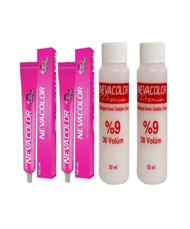 Neva Color 2 Tube Paint 11.10 Extra Light Ash Platinum Economic