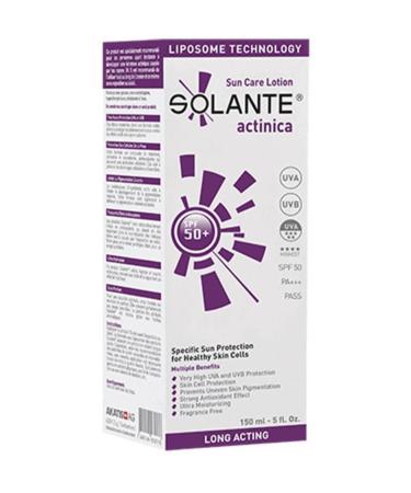 Solante Actinica Spf50+ Sunscreen Cream 150ml | For Very Sensitive Skin