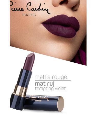 Pierre Cardin Matte Lipstick - Matte Rouge Tempting Violet 8680570461580 - Buy Online on GoSupps.com