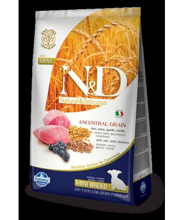 N & D Low Grain Lamb Blueberry Small Breed Puppy Food 2.5 kg