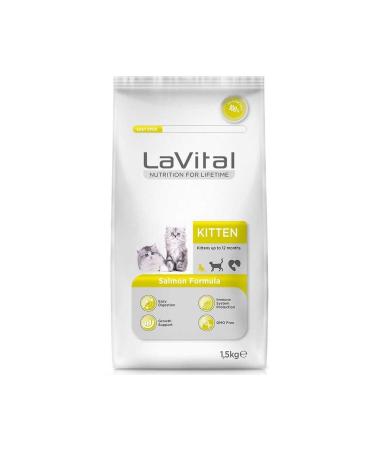 La Vital Kitten Salmon Kitten Cat Food 1.5 Kg 6 Piece Set Idili
