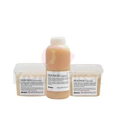 Davines Nounou Shampoo 1000ml + Cream 250ml + Mask 250ml