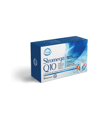 Acvison Stromega High Amount Omega 3 (900 Mg) and Coenzyme Q10 (100 Mg) Containing 5-Effect Food Supplement