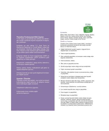 Theraline Functional Herbal Tea Calm & Relax 20 Pieces (3 Boxes) Tea Bags - Buy Online on GoSupps.com