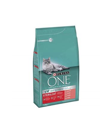 Purina One Bifensis Complete Dry Cat Food with Salmon for Adult and Neutered Cats 1.5kg