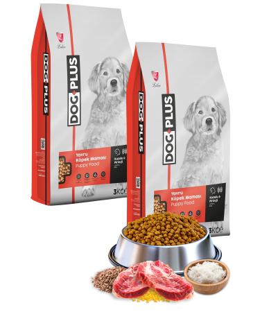 DogPlus Lamb Meat Rice Puppy Food 3 Kg X 2 Pieces